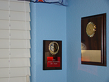 Dave's sports awards.