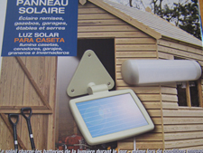 New solar light.