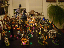 Halloween village
