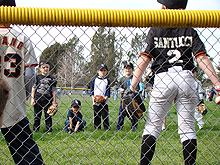 T-Ball Training Day