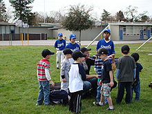 T-Ball Training Day